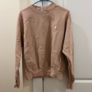 Women’s Champion Reverse Weave Crewneck | S | Blush Pink
